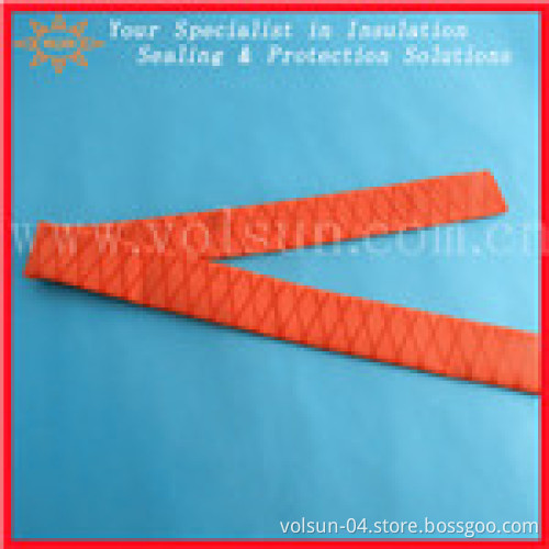 Nonslip X-Pattern Heat Shrink Tube Red